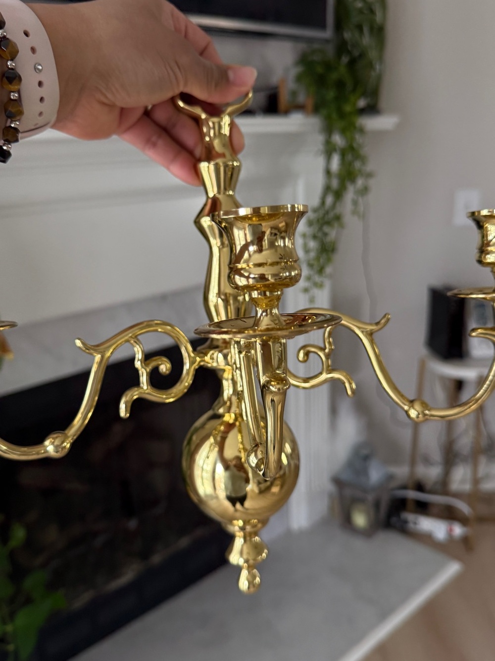 Vintage candle wall